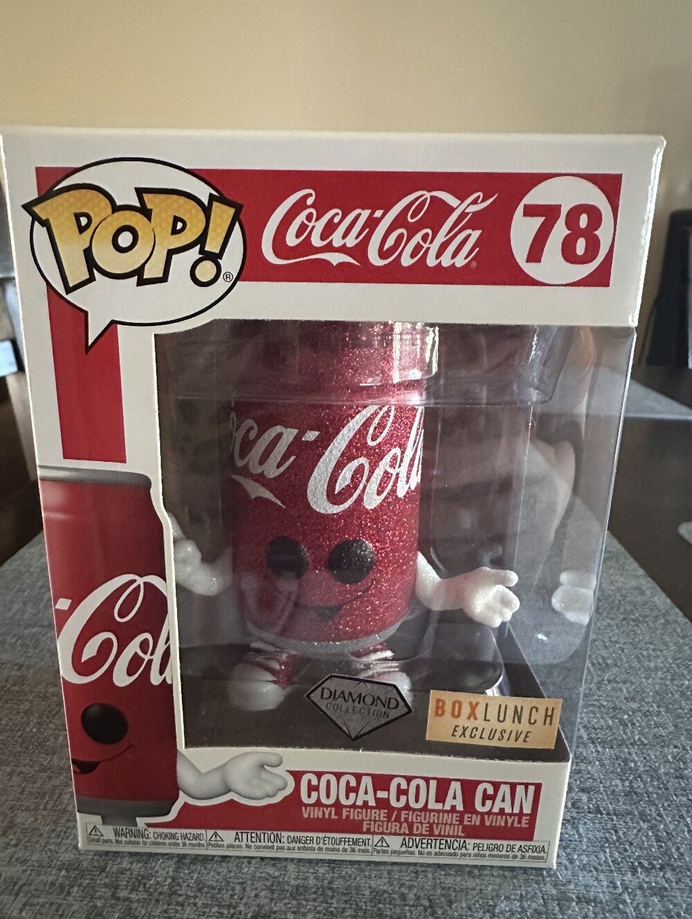 Coca-Cola Glitter Red Can Pop! Vinyl Figure - BoxLunch Exclusive